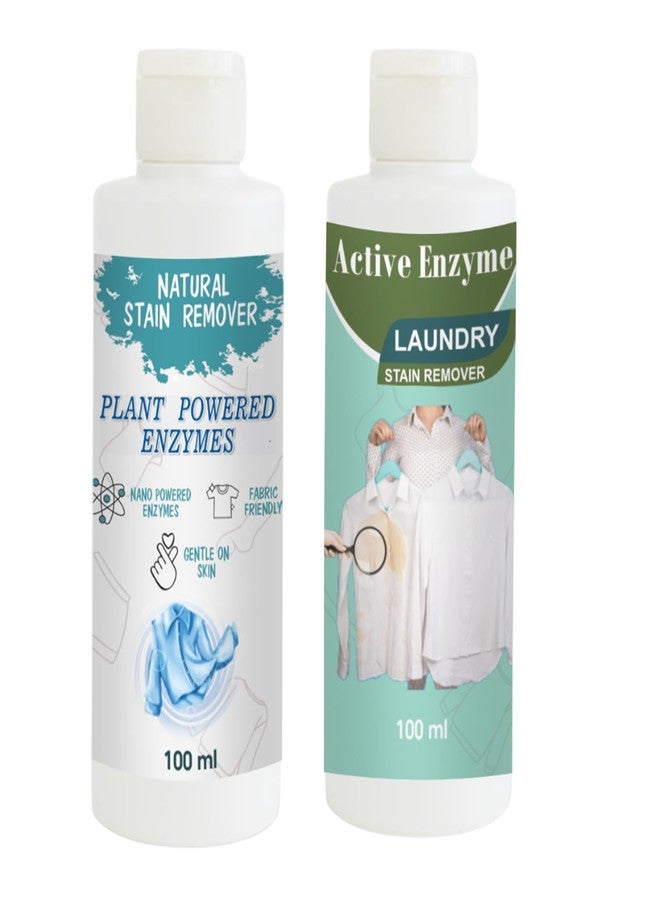 مجموعة مزيل بقع توفوس، مزيل بقع القمصان والفستق | محلول تنظيف متعدد الأسطح للملابس والأقمشة والمفروشات (100 غرام لكل عبوة) - Image 1